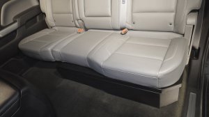 GMC Sierra 1500 Underseat Lockbox - Rear 60% Bench Seat - Tuffy Products - 2/3 Length with Keyed Lock - Black - `07-`19